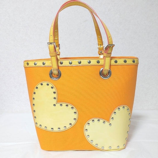 Samantha Thavasa x Nicky Hilton Limited Edition Yellow Heart Tote Bag rare