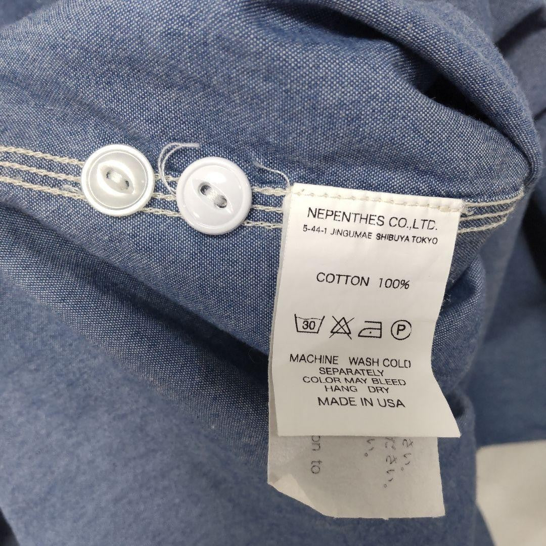 Engineered Garments Chambray Work Shirt 100% Cotton Vintage Made in USA
