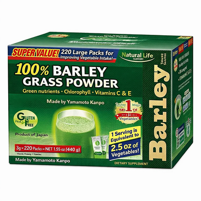 Aojiru 100% Young Barley Leaves Yamamoto Kampo Contents 3g x 220 Pack Japan