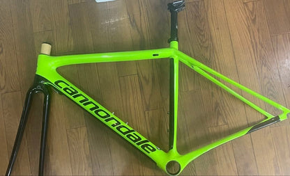 Cannondale SuperSix EVO Freme Set Carbon Green Road 44cm USED