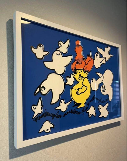 mark gonzales print supreme kaws edition 40 silkscreen