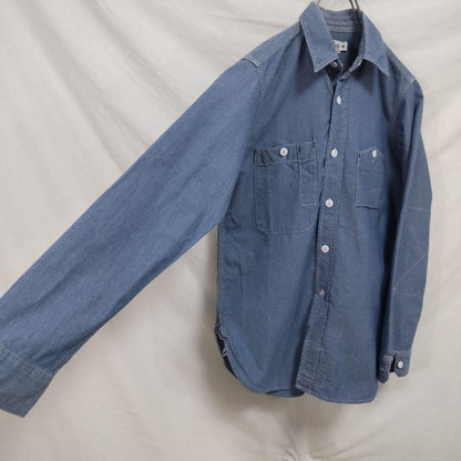 Engineered Garments Chambray Work Shirt 100% Cotton Vintage Made in USA