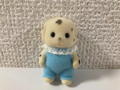 Sylvanian Families Dalmatian Baby Doll Discontinued Blue Rare