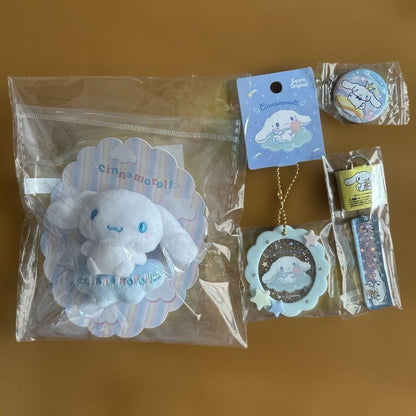Sanrio Cinnamon Roll Cinnamoroll Bundle Collection Accessory Set Series