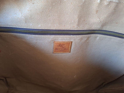 Etro Paisley Pattern Travel Bag Tote Shoulder
