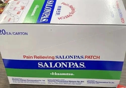 Salonpas Pain Relieving Patch 240 Patches express shipping english manual