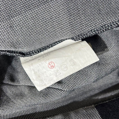 2011 Comme des Garcons Women's Modified Check Coat Rare Black Gray Size S Used