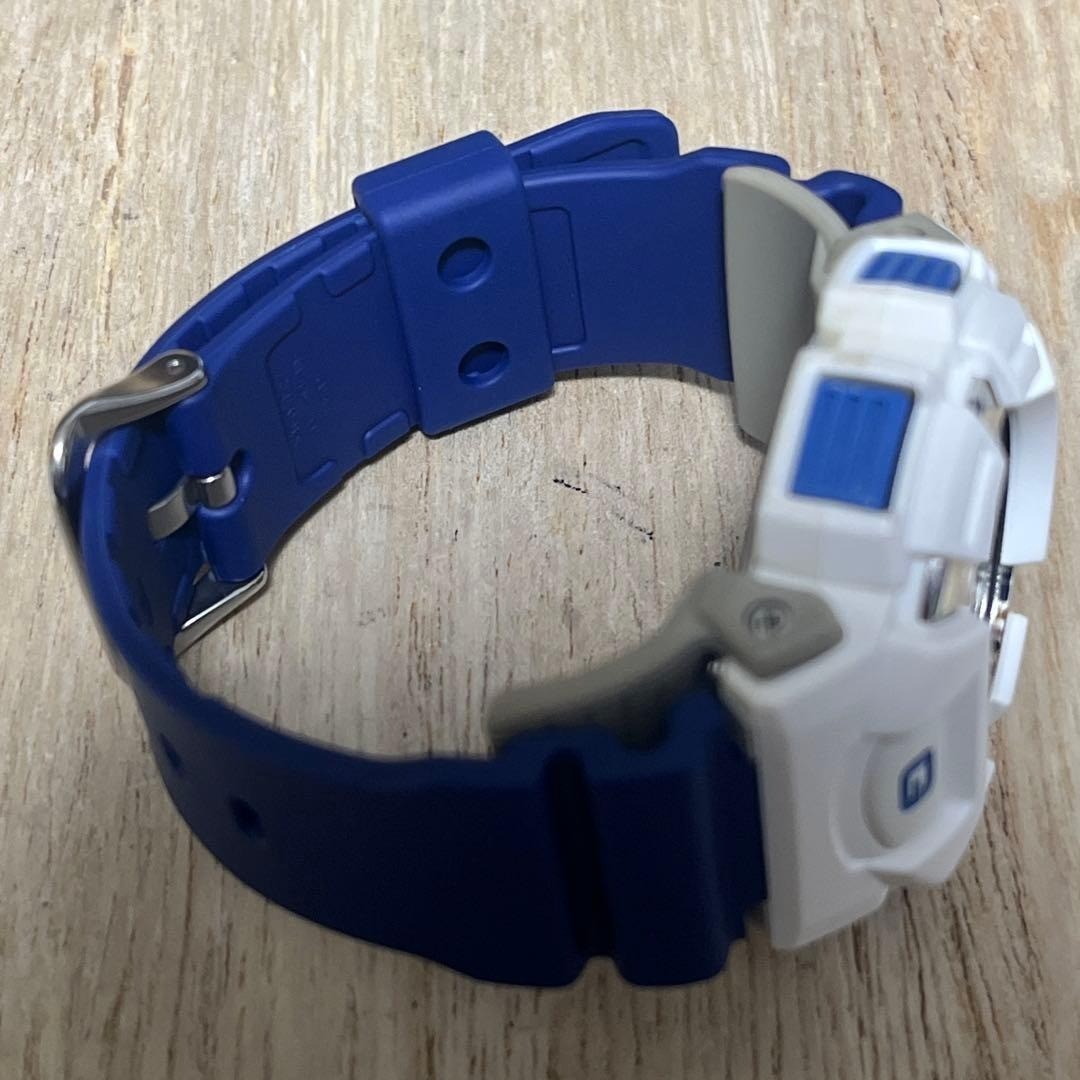 Casio G-Shock Dw-9500 Quartz Digital Wristwatch White Blue Vintage Used Japan