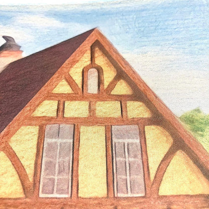 Ghibli Art: "Guchoki Bakery" from Kiki's Delivery Service, 33cm x 24cm