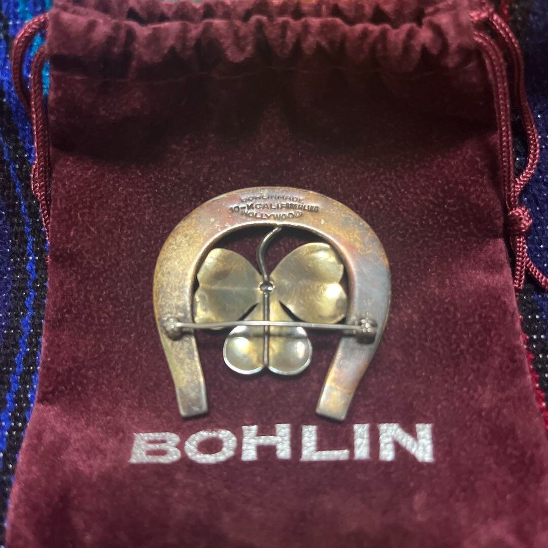 EDWARD H.BOHLIN OLD BOHLIN 10K Gold Brooch 1970s Made in USA Unisex Used