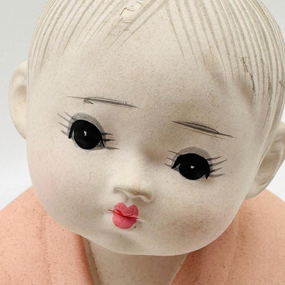 T Hakata Doll Japanese Traditional Crafts Kokeshi Uguisu Bird Kimono Girl