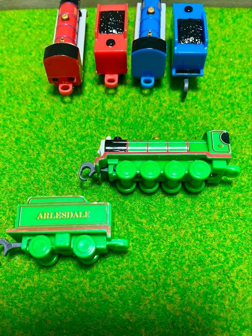 Tomy Capsule Plarail Mike Bart Rex Train Capsule Vehicle Toy Used Rare