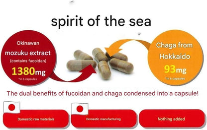 TO-PLAN High Fucoidan OKINAWA Concentration UMI NO SEIMEI 55.44g set of 2