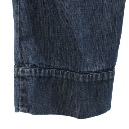 MIUMIU made in Italy Denim-like Easy Ankle pants 38 Navy Women