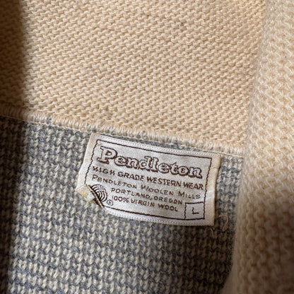 1970s PENDLETON Shawl Collar Cardigan White Label First come, first served !!