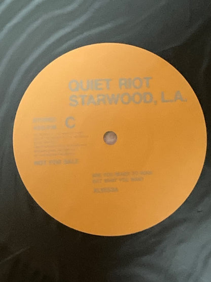 Quiet Riot 2LP Vinyl Record Rare Near Mint Music Album Classic Rock