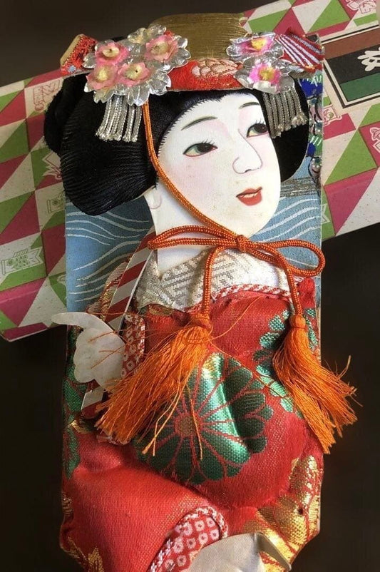 Rare/Antique Showa Retro Hagoita For New Year's decorations.