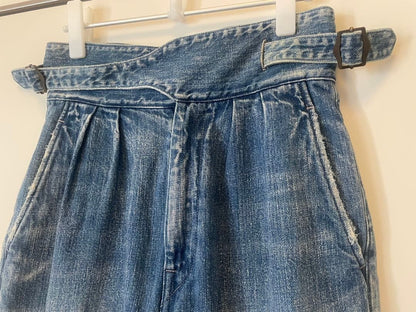 kapital Men's pants denim Jeans Damage processing adjuster belt authentic