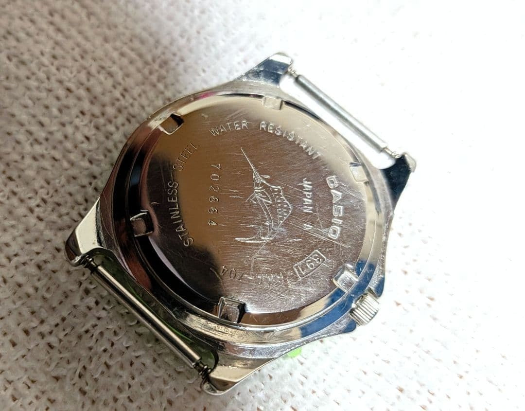 CASIO RKA 704 Marlin 20BAR Quartz Watch Rare
