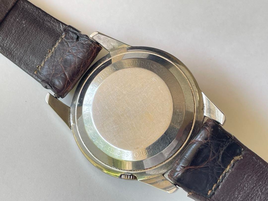 Seiko Sportsmatic Calendar Automatic Men's Watch Vintage Free Shipping