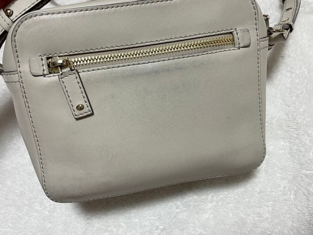 ANYA HINDMARCH Smile Leather Mini Shoulder Bag White Used From Japan FS