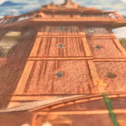 Ghibli Art 51: "Elevator Tower" from Castle in the Sky (framed artwork)