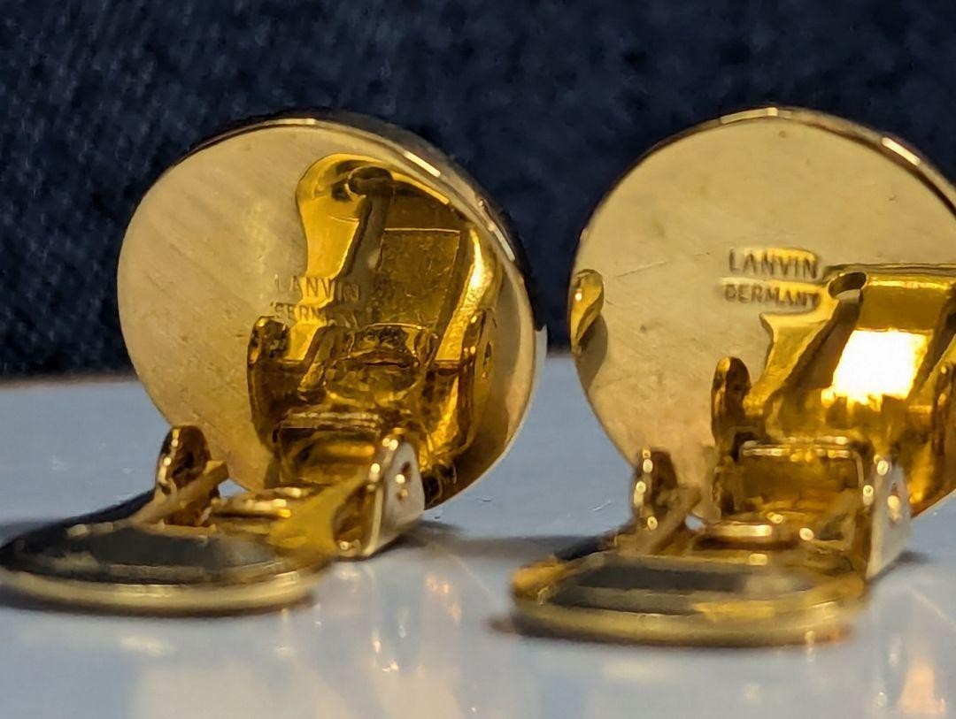 LANVIN Earrings No.2037 Authentic