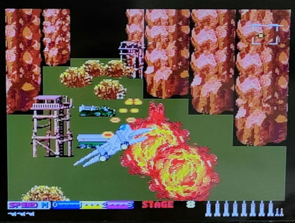 Tested and working: PC Engine After Burner II (HuCard version) - Shooting game
