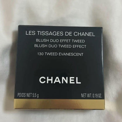 CHANEL Les Tissages de Chanel #130 Tweed Evanescent (5.5g / 0.19oz) Blush Duo