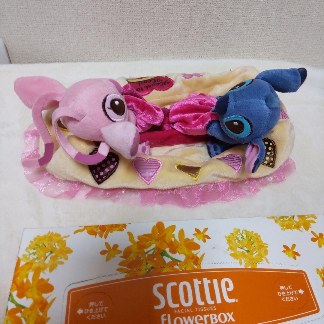 Disney Lilo & Stitch Tissue cover Stuffed Plush Valentine Limited Store Rare EX