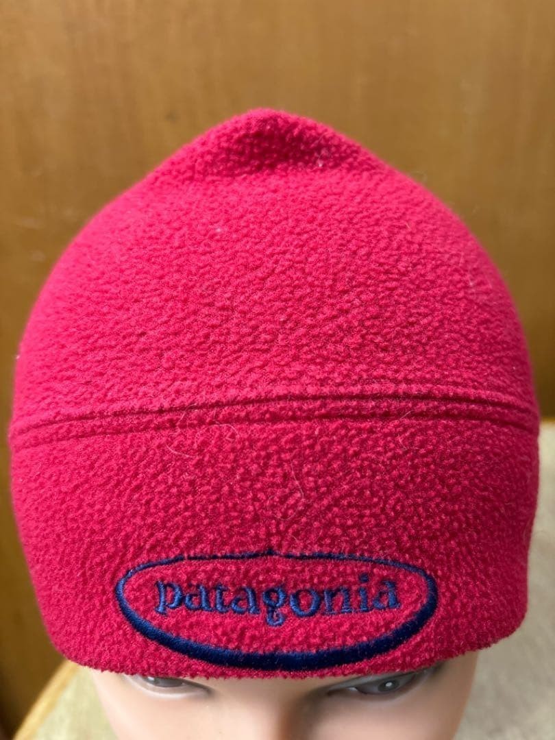Patagonia Fleece Cap Red Oval Logo Embroidery Men Hat Accessory LTD Original Col
