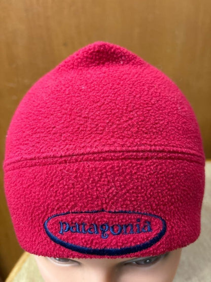 Patagonia Fleece Cap Red Oval Logo Embroidery Men Hat Accessory LTD Original Col