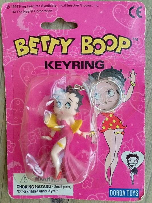 Vintage Deadstock 1997 Betty Boop Keychain
