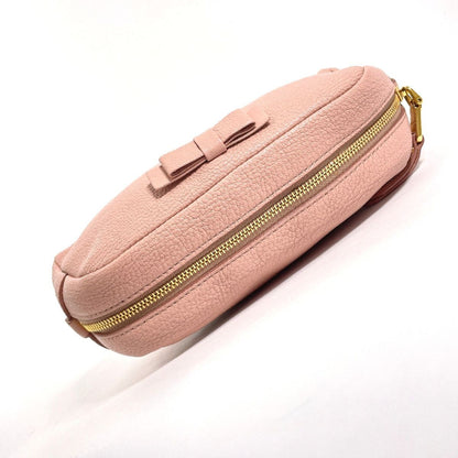 MIU MIU Pouch leather Women make up pouch