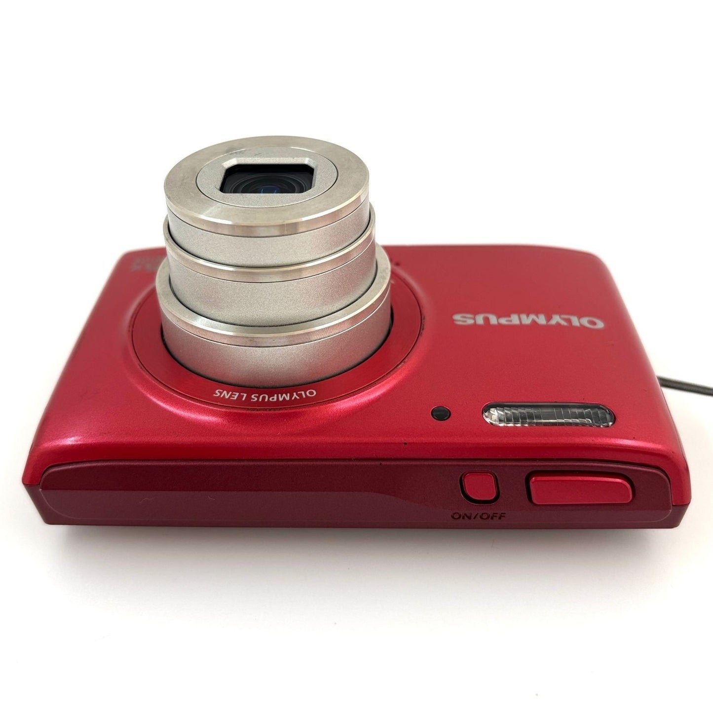 OLYMPUS VG-180 Red Compact Digital Camera in good working order