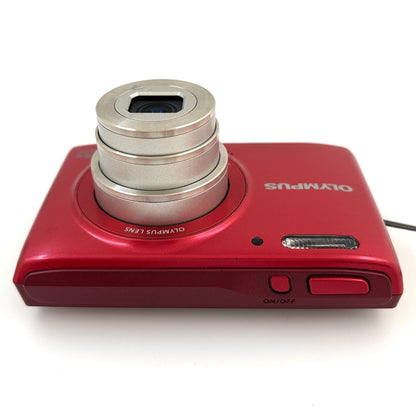 OLYMPUS VG-180 Red Compact Digital Camera in good working order