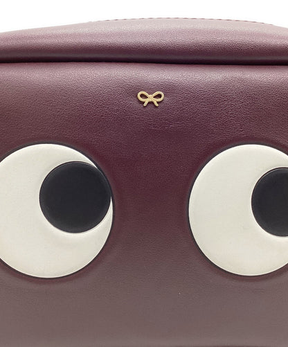 ANYA HINDMARCH Crossbody Mini Eyes Right in Circus Shoulder Bag Brown Authentic