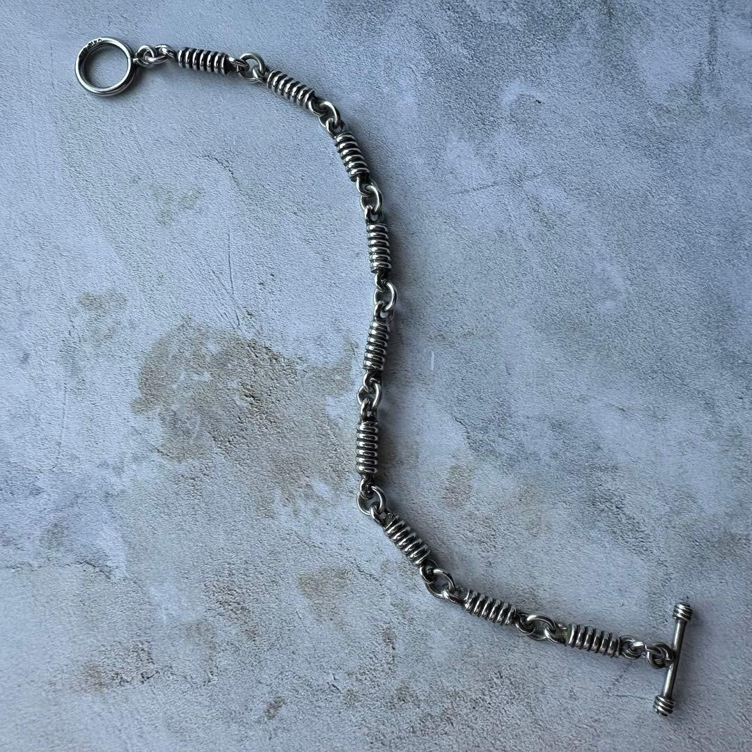 VINTAGE TAXCO Sterling Silver 925 Link Bracelet Boho Jewelry Unisex Men's Rare