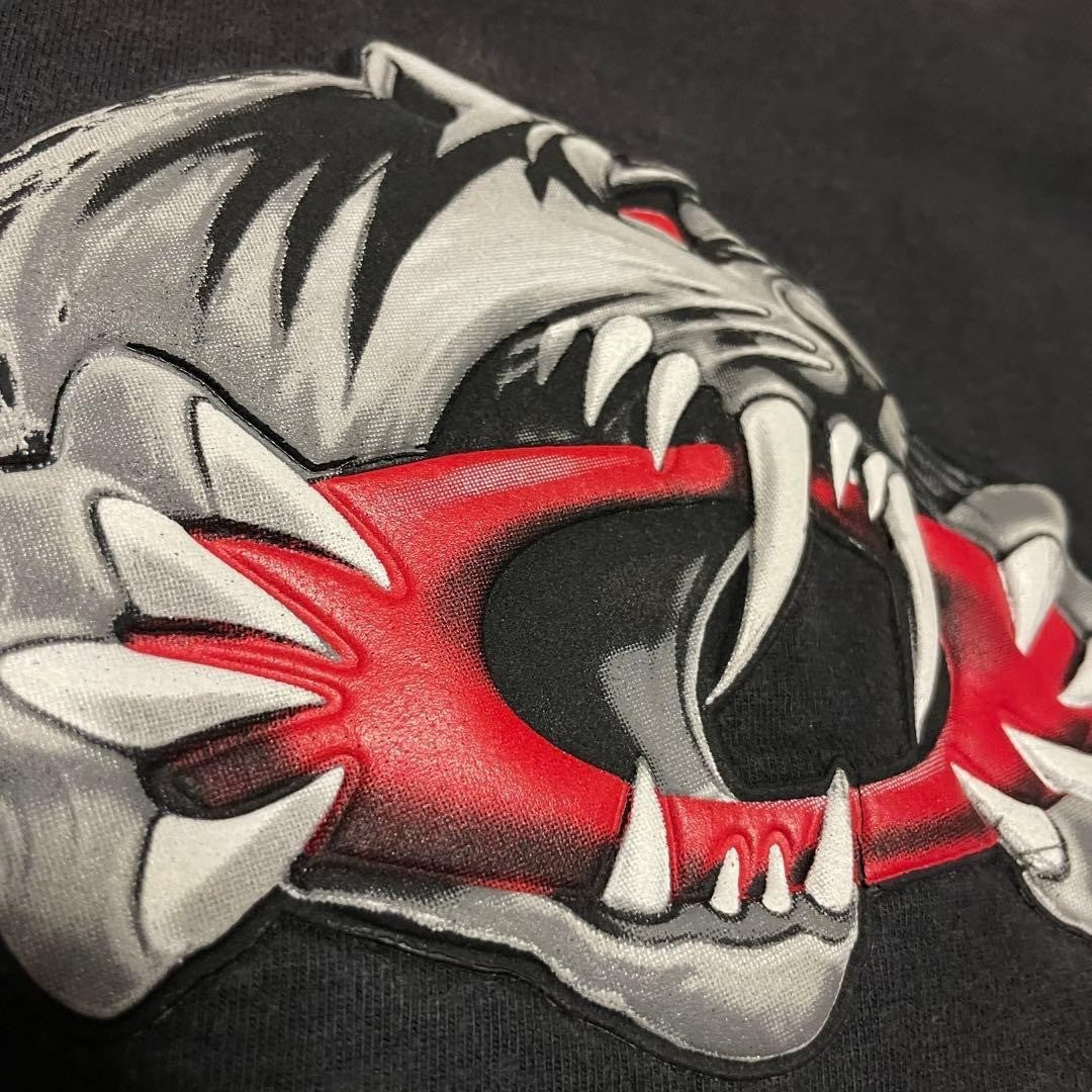 Oakley Tiger 90S T Shirt Size XL Used Vintage Rare Black From JAPAN