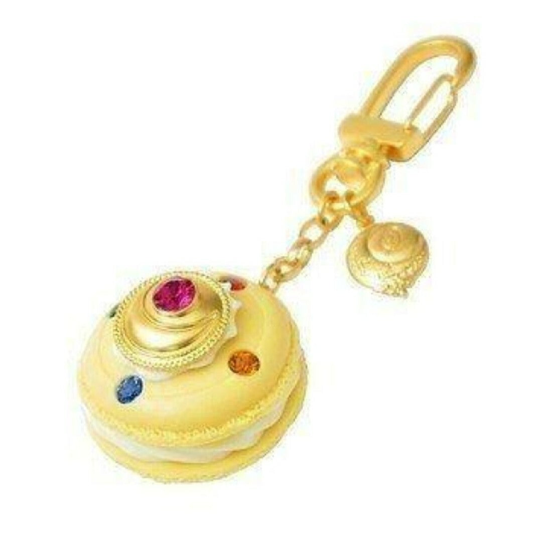 Sailor Moon Q-Pot Transformation Brooch Macaron Keychain Bag Charm Anime New