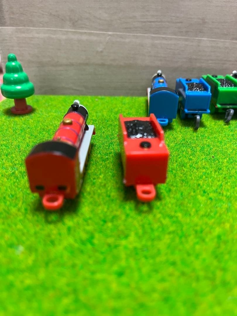 Tomy Capsule Plarail Mike Bart Rex Train Capsule Vehicle Toy Used Rare