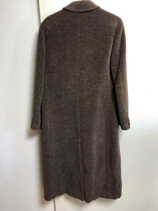 Max Mara Alpaca Wool Long Coat Jacket Blouson Women Size 42