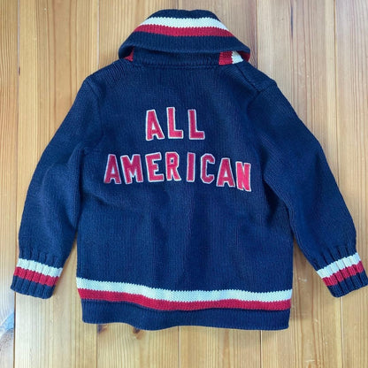 Ralph Lauren Polo Shawl Collar Cardigan Babyweight 90 Vintage Rare Edition