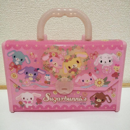 Sanrio Sugar Bunnies plastic bag case Sunstar Rare From Japan Heisei Retro Used