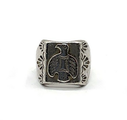 SV925 Thunderbird Silver Ring US Size 7.5