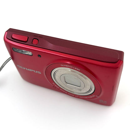 OLYMPUS VG-180 Red Compact Digital Camera in good working order