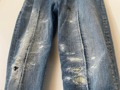 kapital Men's pants denim Jeans Damage processing adjuster belt authentic