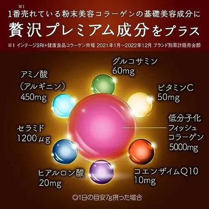 Meiji Amino Collagen Powder Premium 196g 28 Days x 5 set