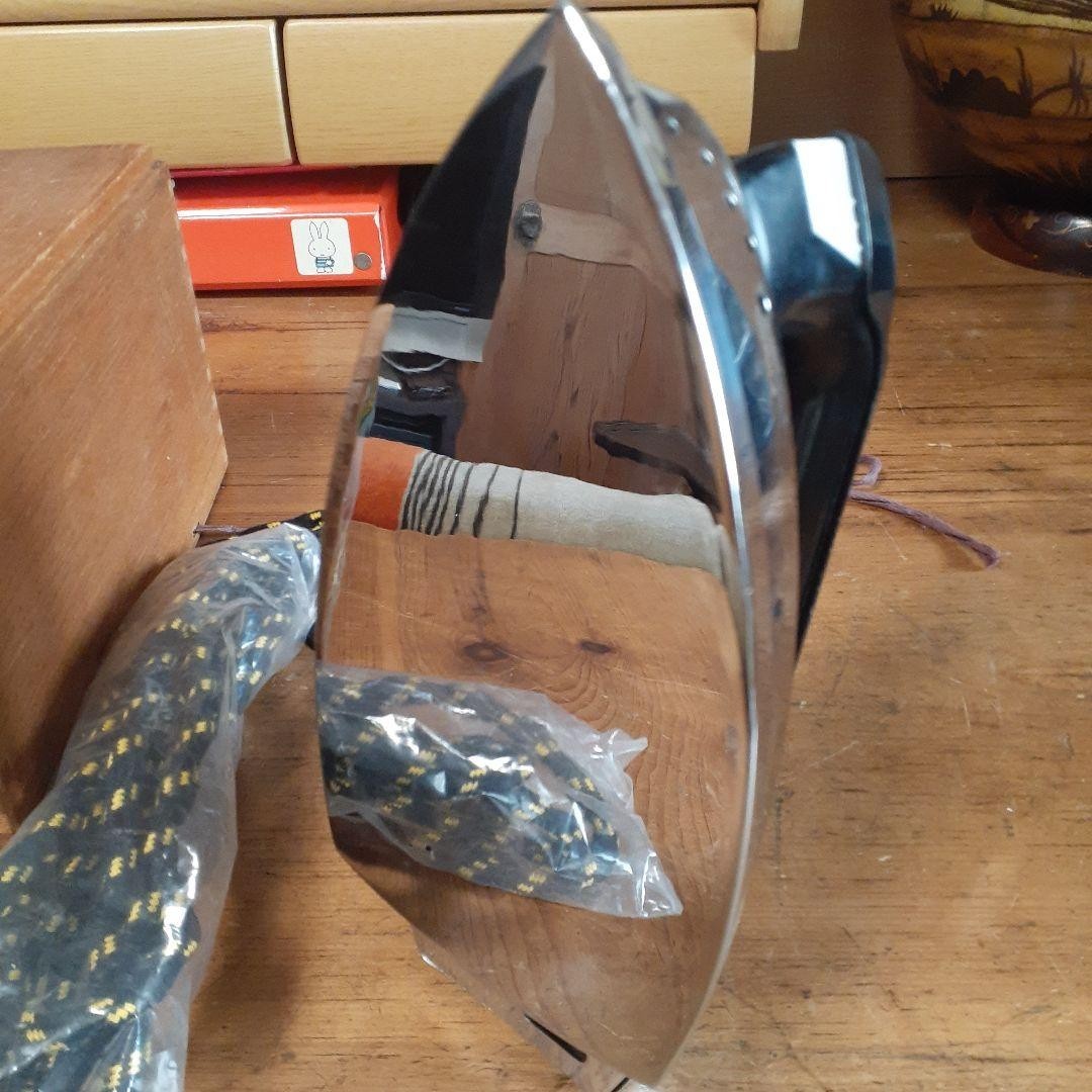 Okusan Automatic Iron, Unused, Showa Retro