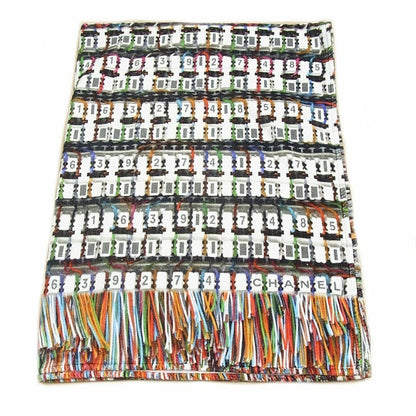 Chanel Authentic Large Beach Bath Towel 100% Cotton Multicolor Fringe 180x133cm
